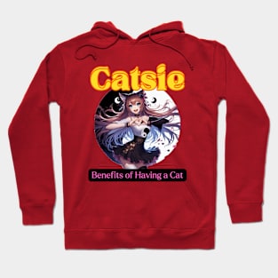 Kawaii, Anime Girl, Benefits Of Having a Cat | Catsie Cat Hoodie